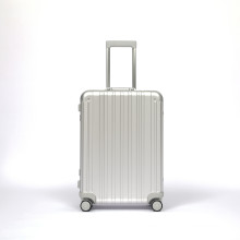 Aluminum Trolley  Suitcase With Four Wheels aluminum luggage case suitcase big case